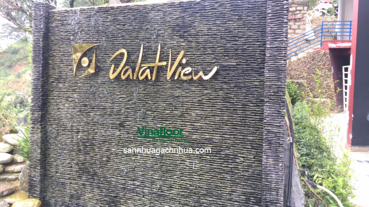 Công trình sàn nhựa giả gỗ DLW1011 tại Coffee Dalat View